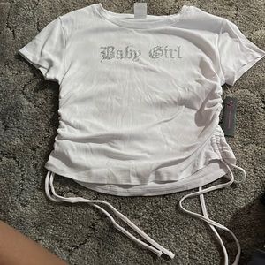 It’s a cute shirt never worn still has a tag on it.